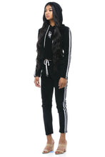 Load image into Gallery viewer, VALORE MILANO WOMEN’S “VELOUR” 2 PIECE TRACKSUIT
